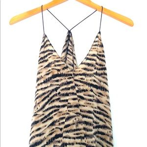 Dolce & Gabbana 100% silk tiger print top